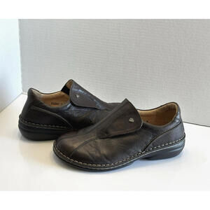 Finn Comfort Flagstaff Women Brown Leather Slip On Shoes Sz EU 40/US 9.5 Germany